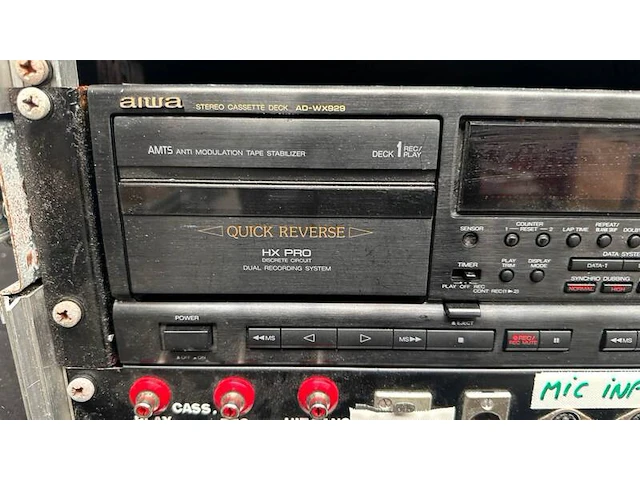 Cassette player rack aiwa, ad-wx929 - afbeelding 2 van  4