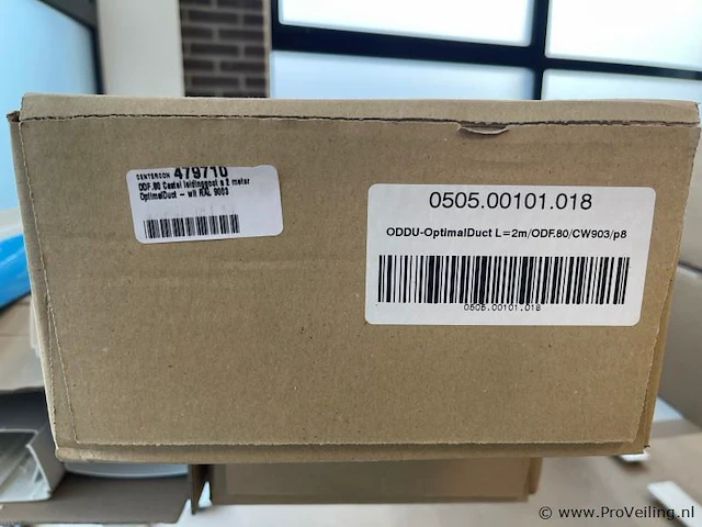 Castel leidinggoot á 2 meter optimal duo - wit ral 9003 - afbeelding 2 van  3