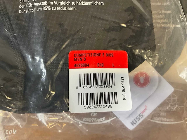 Castelli competizione 2 wielrenbroek maat l - afbeelding 2 van  2