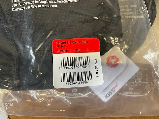 Castelli competizione 2 wielrenbroek maat l - afbeelding 2 van  2