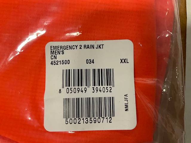 Castelli emergency 2 rain regenjack maat xxl - afbeelding 2 van  2