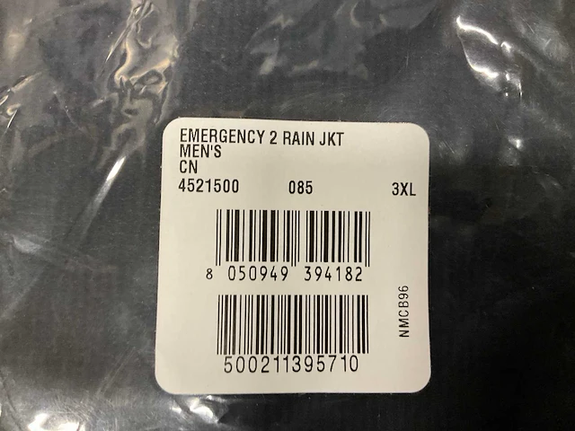 Castelli emergency 2 wielerjack heren maat 3xl - afbeelding 2 van  2