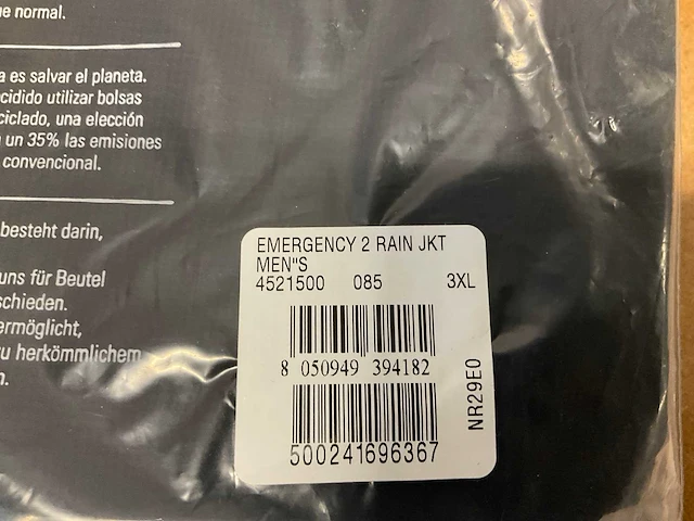 Castelli emergency 2 wielerjack maat 3xl - afbeelding 2 van  2