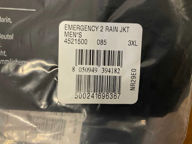 Castelli emergency 2 wielerjack maat 3xl - afbeelding 2 van  2