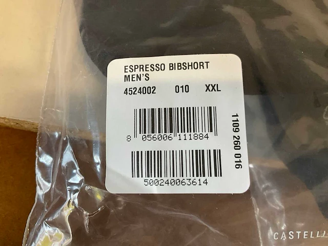 Castelli espresso maat s wielrenbroek maat xxl - afbeelding 2 van  2