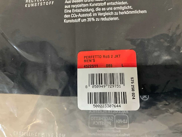 Castelli fietsjack maat l - afbeelding 2 van  2