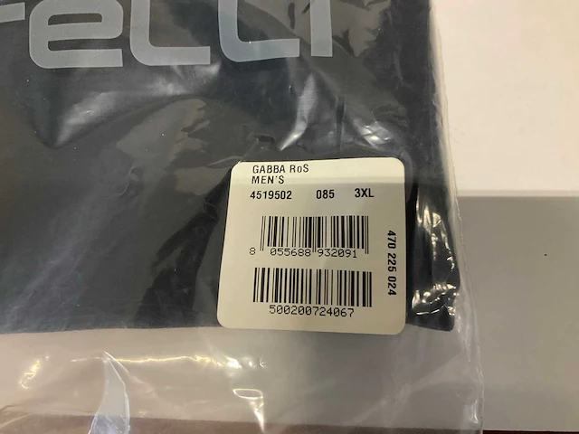 Castelli gabba ros fietsjack maat 3 xl - afbeelding 2 van  2