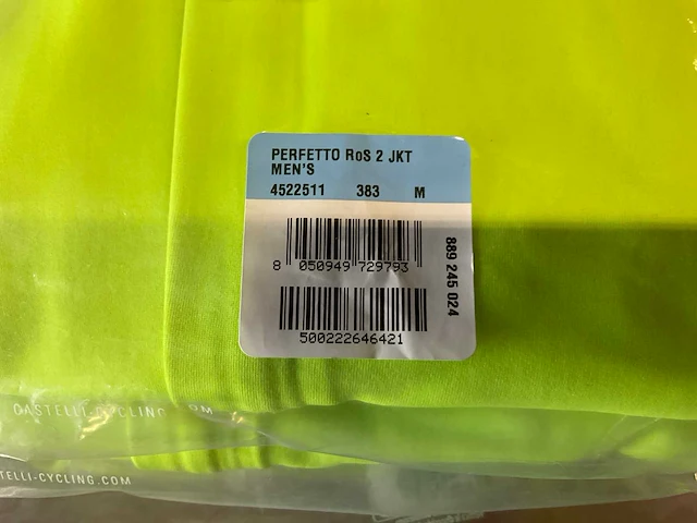 Castelli perfetto fietsjack maat m - afbeelding 2 van  2