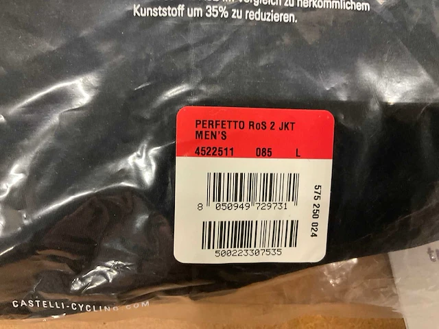 Castelli perfetto ros 2 herenwielerjack maat l - afbeelding 2 van  2