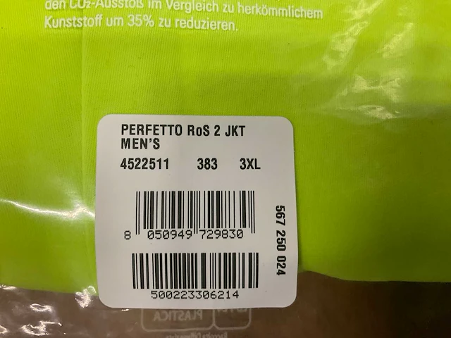 Castelli perfetto ros fietsjas maat 3xl - afbeelding 2 van  2