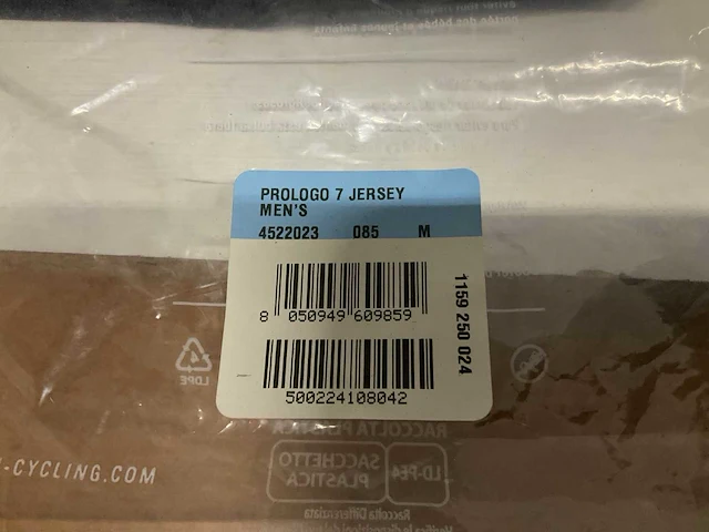 Castelli prologo 7 fietsshirt maat m - afbeelding 2 van  2