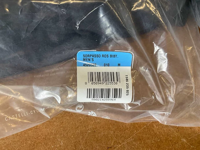 Castelli sorpasso ros bibt wielrenbroek maat m - afbeelding 2 van  2
