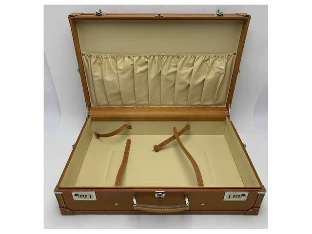 Castiglioni giovanni brown leather suitcase - 70697 - afbeelding 3 van  8
