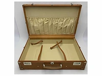 Castiglioni giovanni brown leather suitcase - 70697 - afbeelding 3 van  8