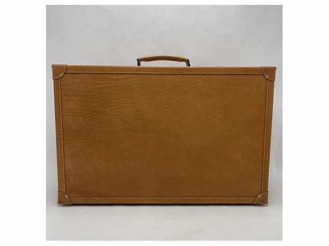Castiglioni giovanni brown leather suitcase - 70697 - afbeelding 5 van  8