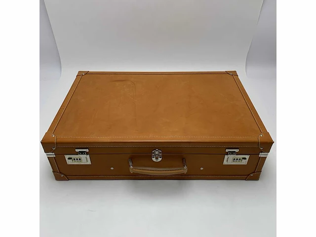 Castiglioni giovanni brown leather suitcase - 70697 - afbeelding 8 van  8