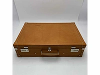 Castiglioni giovanni brown leather suitcase - 70697 - afbeelding 8 van  8