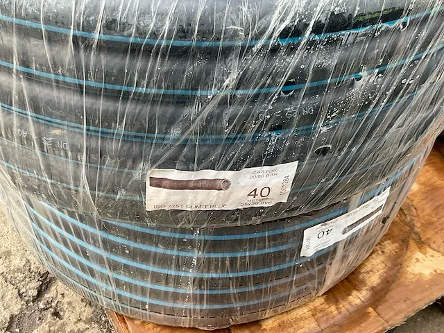 Castor iso 7751 ohm/t blue rubberen waterslang (20x) - afbeelding 4 van  6