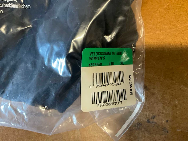 Castrelli velocissima dt wielrenbroek maat xl - afbeelding 2 van  2