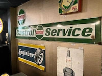 Castrol service reclamebord - afbeelding 1 van  2
