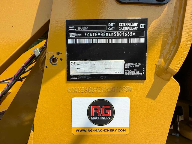 Cat - 908m - shovel - afbeelding 9 van  9