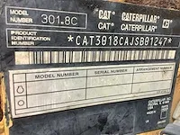 Cat 301.8c minigraafmachine/minikraan - afbeelding 21 van  21