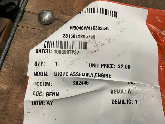 Cat engine drive assembly - afbeelding 5 van  5