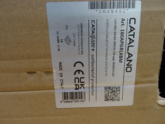Catalano - green lux 60x40 cm - opzetwaskom - afbeelding 3 van  3