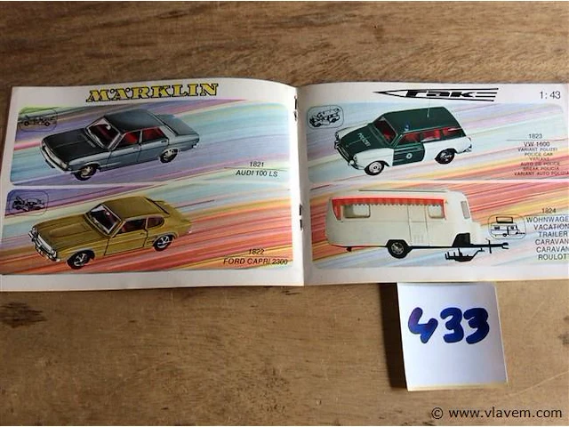 Cataloog auto's marklin - afbeelding 2 van  3