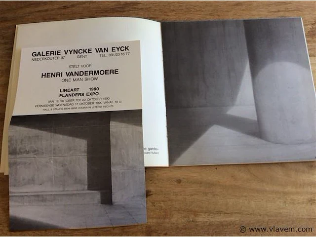 Cataloog: henri vandermoere - afbeelding 2 van  2
