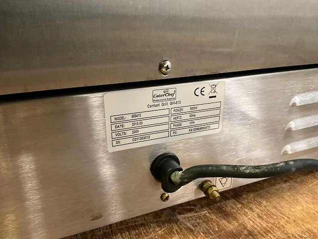 Caterchef 688415 contactgrill - afbeelding 5 van  5