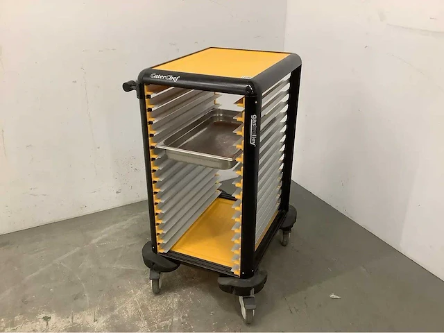 Caterchef kunstof regaalwagen - afbeelding 1 van  4