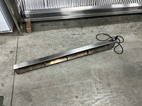 Caterchef strip heater 1400 rvs warmtebrug - afbeelding 2 van  6