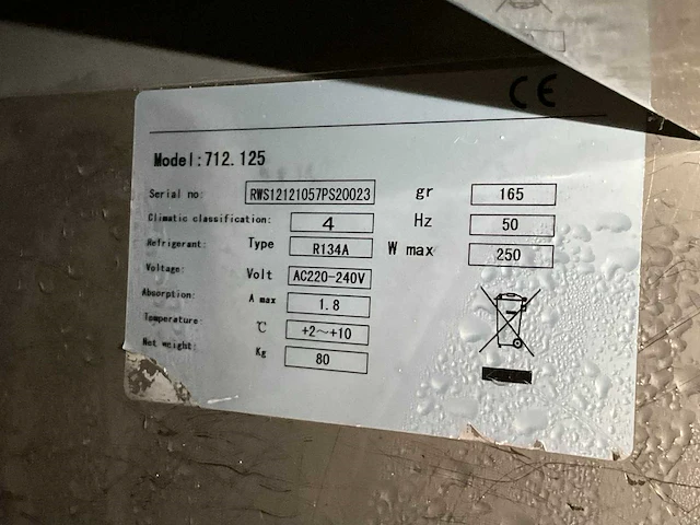 Catercool 712. 125 koelwerkbank - afbeelding 6 van  6