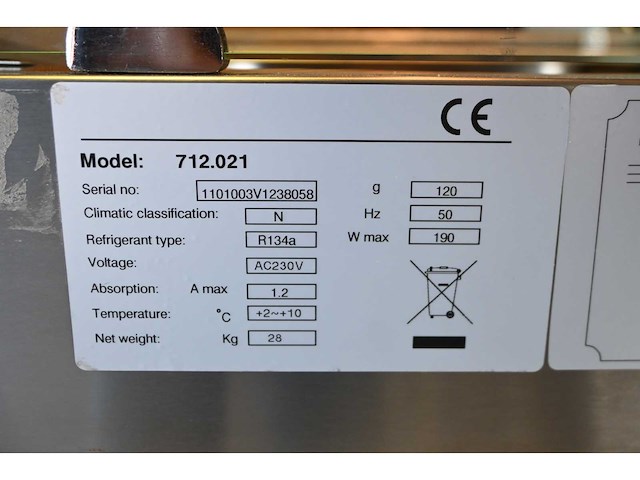 Catercool 712.031 rvs saladette - afbeelding 3 van  5