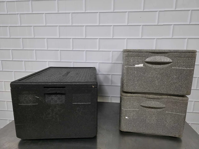 Catering warmhoudbox (3x) - afbeelding 1 van  4