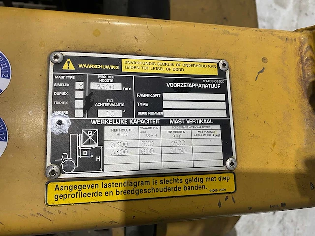 Caterpillar - 2001 - gp35k - vorkheftruck - afbeelding 7 van  16