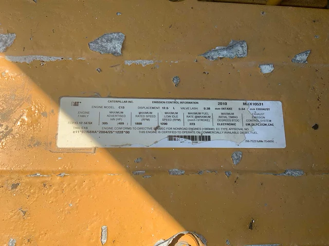 Caterpillar - 2011 - 345d lme - rupsgraafmachine - afbeelding 58 van  60