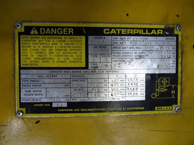 Caterpillar - ep18t - vorkheftruck - afbeelding 2 van  12
