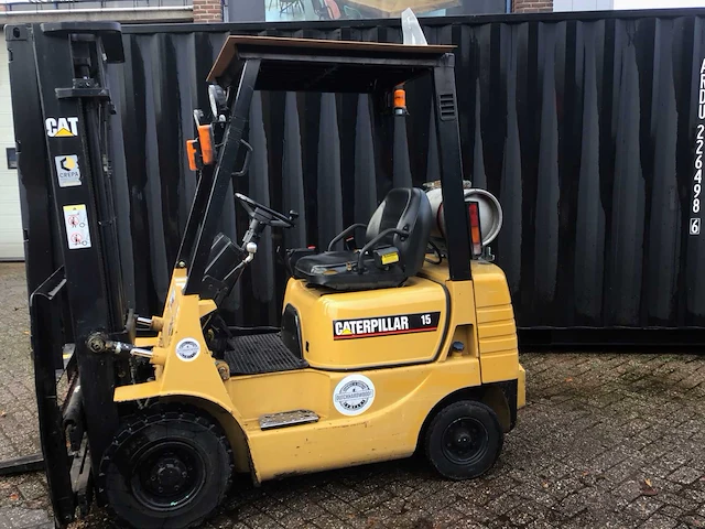Caterpillar - gp15 - vorkheftruck 4444 uur mitsubishi motor - afbeelding 10 van  13