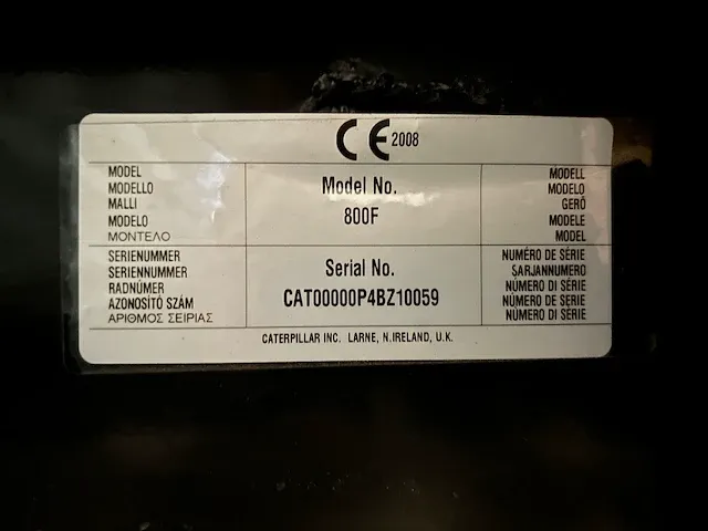 Caterpillar 3412 800f - 800 kva - open generator - afbeelding 9 van  18
