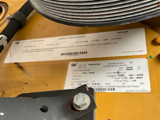 Caterpillar c7 acert dieselmotor - afbeelding 8 van  16