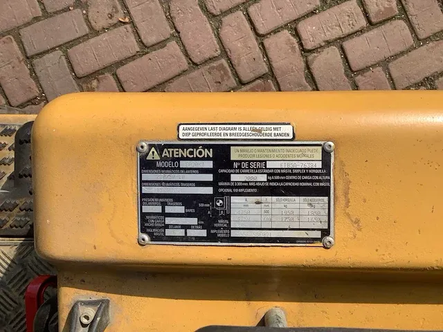 Caterpillar ep20kt vorkheftruck - afbeelding 8 van  8