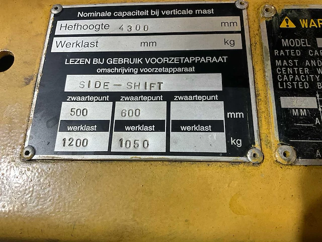 Caterpillar gp15 vorkheftruck - afbeelding 13 van  21