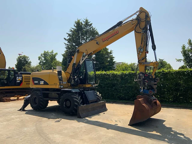 Caterpillar m316d smartboom banden graafmachine met afneembaar draaikantelstuk - afbeelding 2 van  67