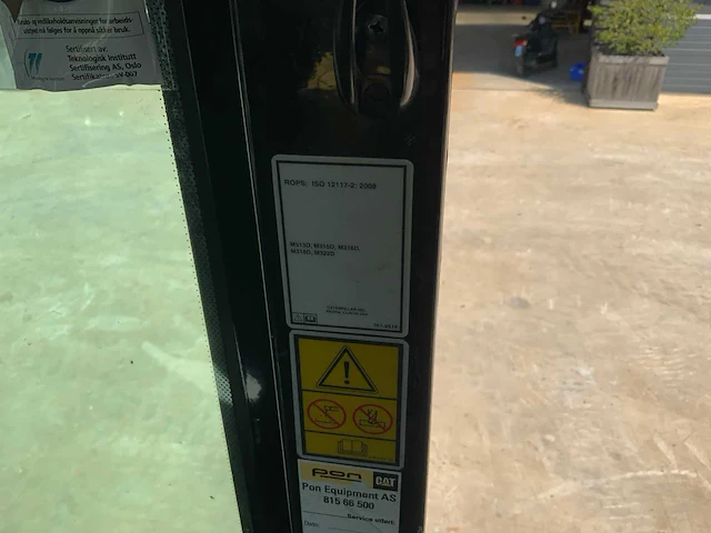 Caterpillar m316d smartboom banden graafmachine met afneembaar draaikantelstuk - afbeelding 58 van  67