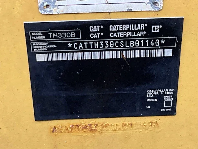 Caterpillar th330b verreiker - afbeelding 9 van  17