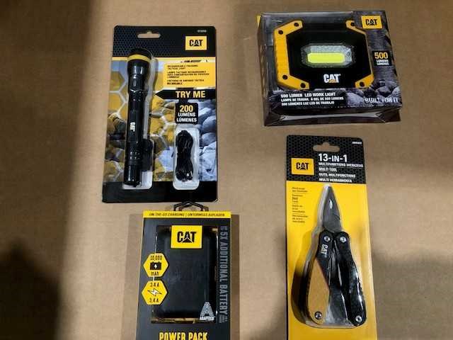 Caterpillar zaklampen, werklampen, messen, powerbanks, gereedschapstasjes en multitools (77x) - afbeelding 6 van  9