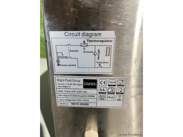 Catertech bain-marie - afbeelding 7 van  7