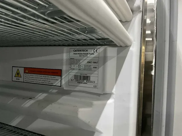 Catertech gs711 es rvs vrieskast - afbeelding 5 van  5